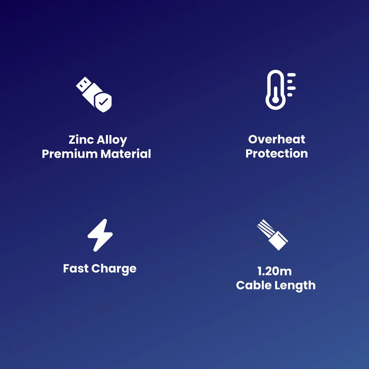 Majentik CL-025 4-in-1 60W Fast Charging Cable