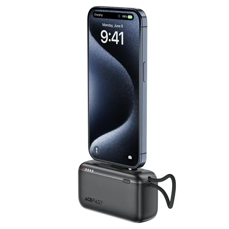 ACEFAST M27 10000mAh 22.5W Power Bank with Built-in Cable