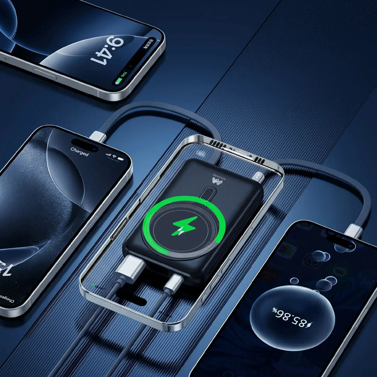 Majentik Power Bank 10000 mAh MagSafe Magnetic MJ-27 