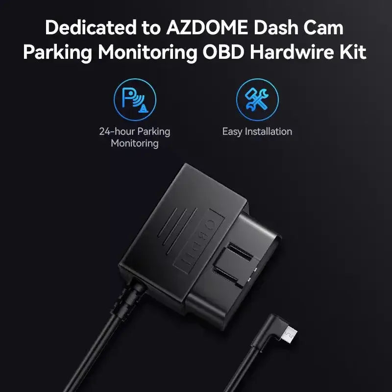 Majentik OBD Hardwire Kit for Dash Cam with 24-Hour Parking Monitoring