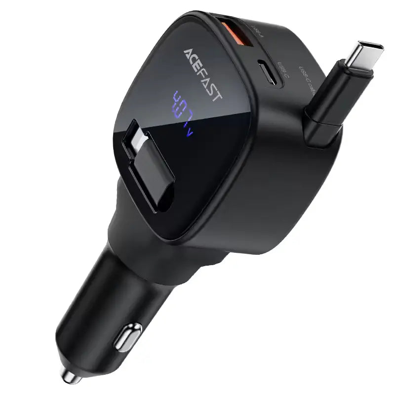ACEFAST B17 95W Dual USB-C Car Charger with LED Display