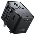 ACEFAST Z8 2500W Travel Adapter with 45W PD (3×USB-C + 2×USB-A)